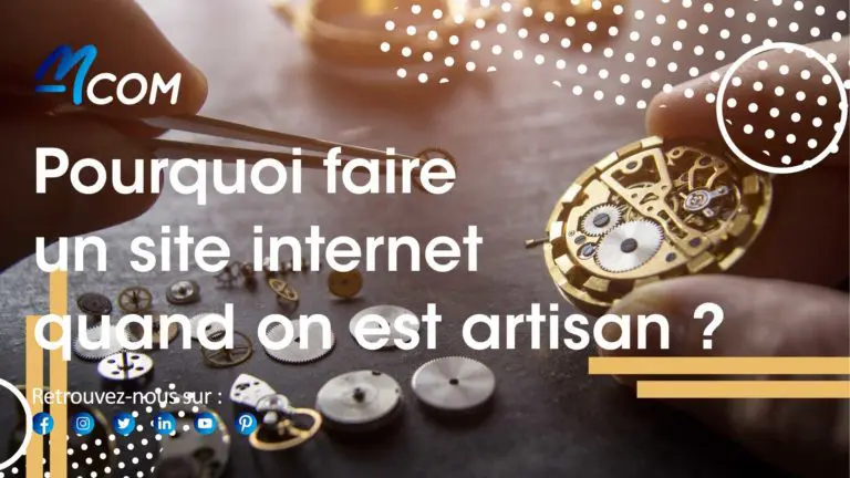 Agence M COM Marseille Site internet artisan