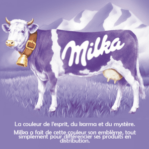 Milka, la vache violette qui se différencie ! 